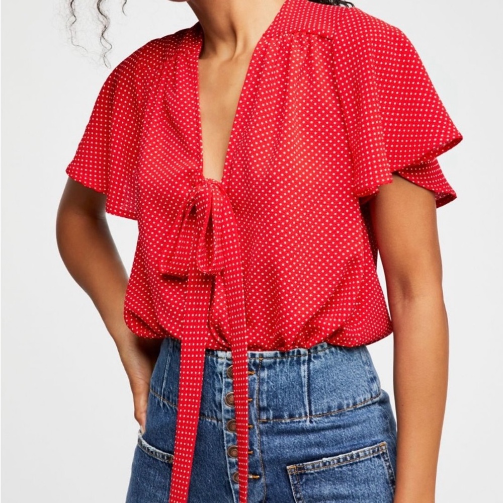 NWT! Free People Uptown Girl Bodysuit Size Small